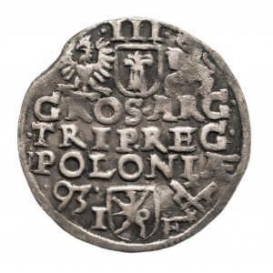 Poland, Sigismund III Vasa (1587-1632), trojak 1593, Poznań.