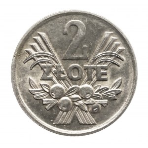 Polska, PRL (1944-1989), 2 złote 1973 Kłosy, Warszawa