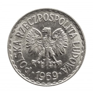 Polska, PRL (1944-1989), 1 złoty 1969, Warszawa