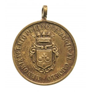 Medalik Matka Boża Szkaplerzna, XIX w. Włochy