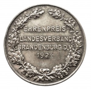 Niemcy, medal z wystawy psów rasowych Brandenburgia 1923