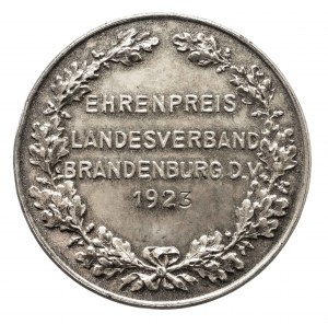 Germany, medal from Brandenburg dog show 1923