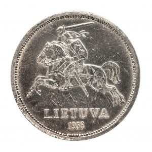 Lithuania, Republic (1918-1940), 5 litas 1936, Jonas Basanavičius