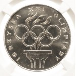 Polska, PRL (1944-1989), 200 złotych 1976, XXI Igrzyska Olimpijskie, NGC MS 64