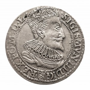 Polska, Zygmunt III Waza (1587-1632), szóstak 1596, Malbork.