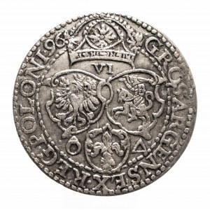 Polen, Sigismund III. Wasa (1587-1632), Sixpence 1596, Malbork.