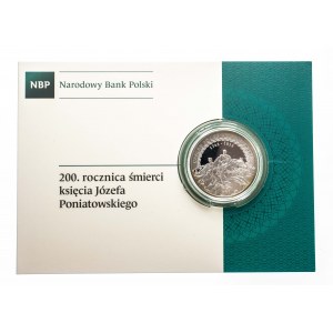 Poland, Republic since 1989, 10 zloty 2013, 200th anniversary of the death of Prince Józef Poniatowski