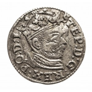 Polska, Stefan Batory (1576-1586), trojak 1583, Ryga.