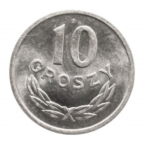 Polen, Volksrepublik Polen (1944-1989), 10 groszy 1961 Aluminium