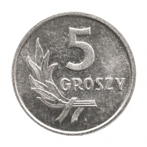 Polska, PRL (1944-1989), 5 groszy 1958, Warszawa