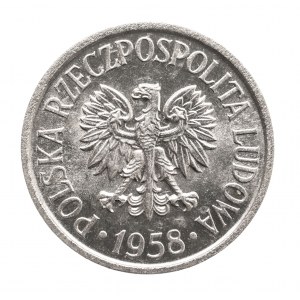 Poland, PRL (1944-1989), 5 groszy 1958, Warsaw
