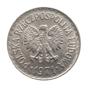 Poland, PRL (1944-1989), 1 zloty 1971, Warsaw