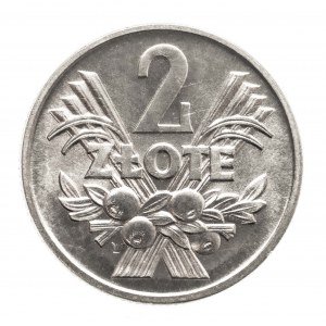 Poland, People's Republic of Poland (1944-1989), 2 zloty 1958 Kłosy, Warsaw
