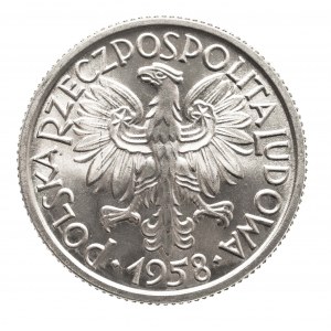 Polska, PRL (1944-1989), 2 złote 1958 Kłosy, Warszawa