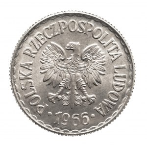 Poland, PRL (1944-1989), 1 zloty 1966