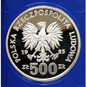 Polska, PRL (1944-1989), 500 złotych 1985. Przemysław II (1)