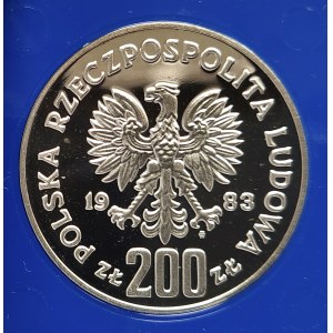 Polska, PRL (1944-1989), 200 złotych 1983. Jan III Sobieski