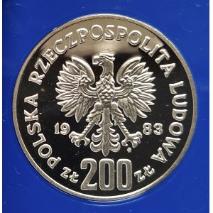 Poland, People's Republic of Poland (1944-1989), 200 gold 1983 Jan III Sobieski