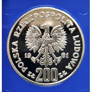 Poland, People's Republic of Poland (1944-1989), 200 gold 1981, Wladyslaw I Herman