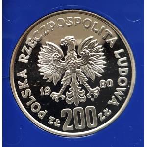 Polska, PRL (1944-1989), 200 złotych 1980, Kazimierz I Odnowiciel