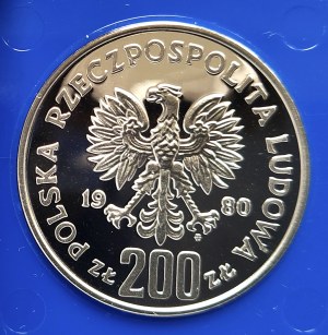 Poland, People's Republic of Poland 1944-1989, 200 gold 1980, Bolesław I Chrobry