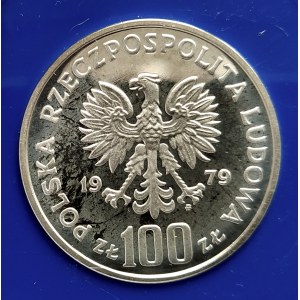 Polen, PRL (1944-1989), 100 Zloty 1979, Ludwik Zamenhof