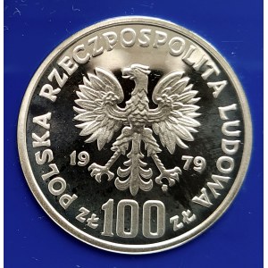Poland, People's Republic of Poland (1944-1989), 100 gold 1979, Henryk Wieniawski