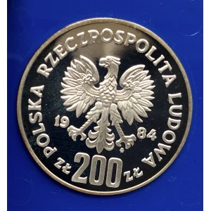 Polska, PRL (1944-1989), 200 złotych 1984, XXIII Olimpiada w Los Angeles (1)
