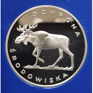 Poland, People's Republic of Poland (1944-1989), 100 gold 1978, Environmental Protection - Moose