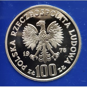 Poland, People's Republic of Poland (1944-1989), 100 gold 1978, Environmental Protection - Moose
