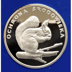 Poland, People's Republic of Poland (1944-1989), 500 gold 1985, Environmental Protection - Squirrel (2)