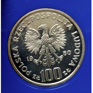 Poland, People's Republic of Poland (1944-1989), 100 gold 1980, Games of the XXII Olympiad