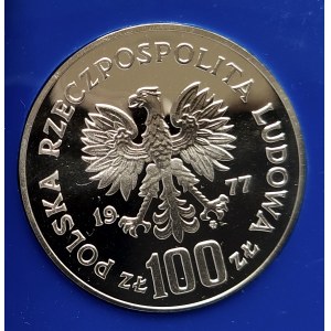 Polska, PRL (1944-1989), 100 złotych 1977, Władysław Reymont