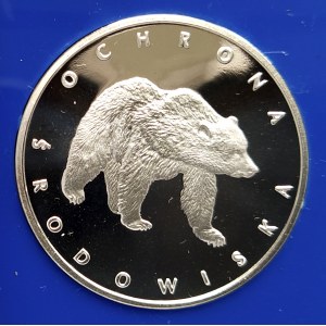 Polen, Volksrepublik Polen (1944-1989), 100 Zloty 1983, Umweltschutz - Bär (2)