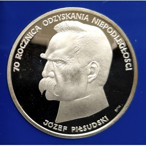 Poland, People's Republic of Poland (1944-1989), 50000 gold 1988, Jozef Pilsudski (2)