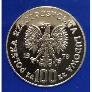 Poland, People's Republic of Poland (1944-1989), 100 gold 1978, Adam Mickiewicz