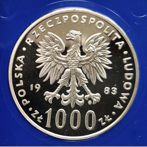 Poland, People's Republic of Poland (1944-1989), 1000 gold 1983, John Paul II (2)