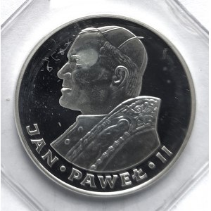 Polska, PRL (1944-1989), 100 złotych 1982, Jan Paweł II, Valcambi, stempel zwykły