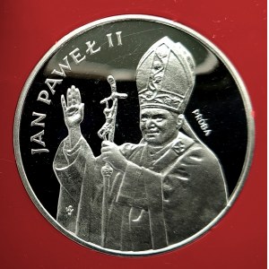 Poland, People's Republic of Poland (1944-1989), 1,000 gold 1982, John Paul II - half figure - sample, silver (2)