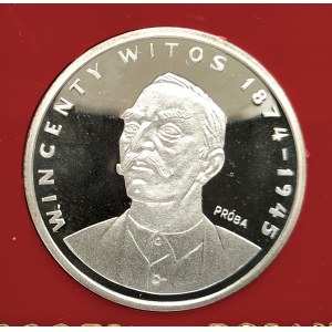 Polska, PRL (1944-1989), 1000 złotych 1984, Wincenty Witos - próba, srebro (3)