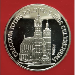 Polska, PRL (1944-1989), 100 złotych 1981, Kościół Mariacki - próba, srebro