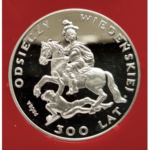 Poland, People's Republic of Poland (1944-1989), 200 gold 1983, 300 Years of the Siege of Vienna - sample, silver