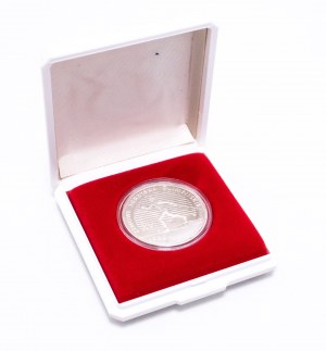 Poland, People's Republic of Poland (1944-1989), 1000 gold 1987, XV Olympic Games 1988 - sample, silver (2)