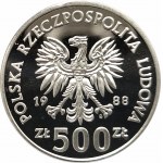 Polska, PRL (1944-1989), 500 złotych 1988, Jadwiga (1)