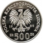 Polska, PRL (1944-1989), 500 złotych 1988, Jadwiga (2)