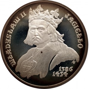 Poland, People's Republic of Poland (1944-1989), 5000 gold 1989, Wladyslaw II Jagiello - bust (2)