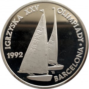 Polska, Rzeczpospolita od 1989 roku, 200000 złotych 1991, Igrzyska XXV Olimpiady Barcelona 1992 - Żaglówki (2)