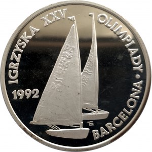 Poland, the Republic since 1989, 200,000 gold 1991, Games of XXV Olympiad Barcelona 1992 - Sailboats (2)