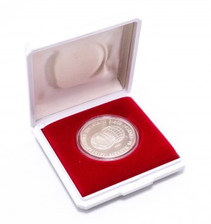 Poland, People's Republic of Poland (1944-1989), 1000 gold 1986, World Cup - Mexico '86 - sample, silver (2)