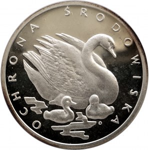 Poland, People's Republic of Poland (1944-1989), 500 gold 1984, Environmental Protection - Swans (1)